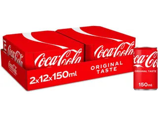 Coca-Cola Frisdrank mini blik 15cl 24 stuks - 1