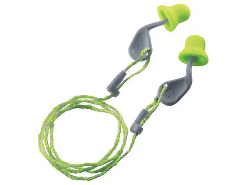 Uvex Xact-fit Disposable oordoppen 26 dB Lime met koord 50 paar