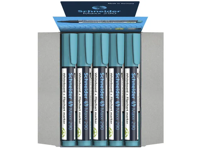 Boardmarker Schneider Maxx 290 ronde punt turquoise 2-3mm