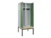 locker voor scheiding van kleding,HxBxD 2120x800x815mm,2vak