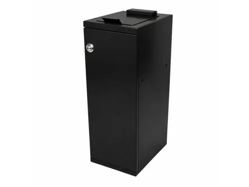 Modulaire Afvalbak met Deur en Zakhouder 60 liter Mat Zwart