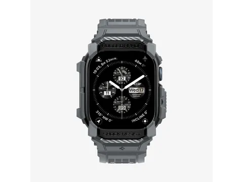 Spigen Rugged Armor Pro Opbergtas Donkergrijs Apple Watch 10 46mm