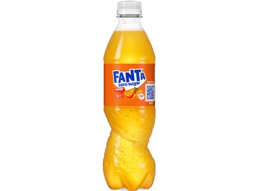 Frisdrank Fanta Orange Zero petfles 50cl pak van 12 stuks