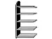 Élément Standard Hxlxp 1900x820x325mm 5tablettes 1paroi Latérale Bl