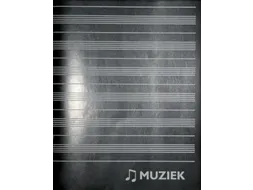 Muziekschrift Qbasic 165x210 36blz 70gr zwart