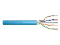 CAT 6A U-UTP installatiekabel 500MHz Dca AWG 23/1 305m Haspel Sx Blauw