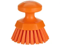 Vikan Hygiene ronde werkborstel harde vezels Ø110mm oranje