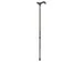 Wandelstok Able2 carbon soft derby handvat zwart