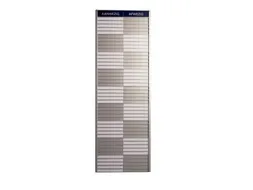 Menoor In-Uit bord 45 namen Aluminium Aanwezig/Afwezig Donkerblauw