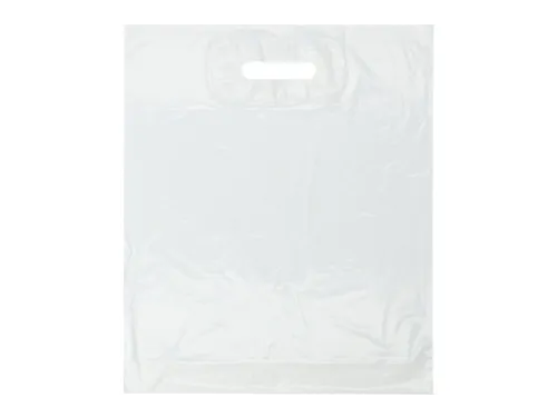 Draagtas DKT LDPE 37x44/4cm wit 500 stuks