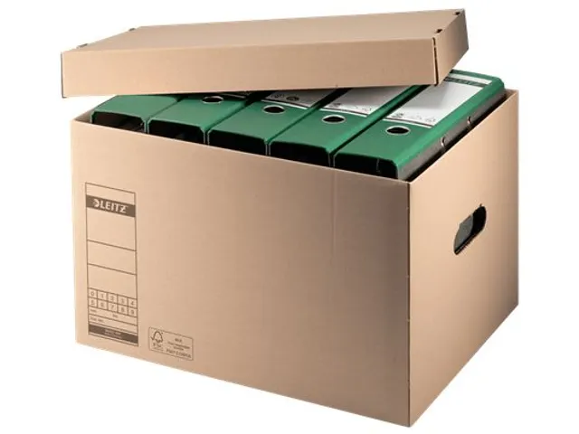 Transportdoos Leitz Premium 335x280x440mm bruin