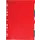 tabbladen A4 PP 12/100e 12-delig assorti 15-gaats