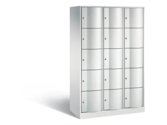 armoire multicases,corps RAL7035,face avant RAL7035