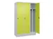 locker voor scheiding van kleding,HxBxD 1950x1200x500mm,3vak