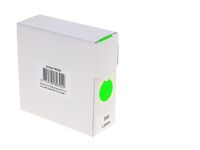 Etiket Rillprint 25mm 500st op rol fluor groen