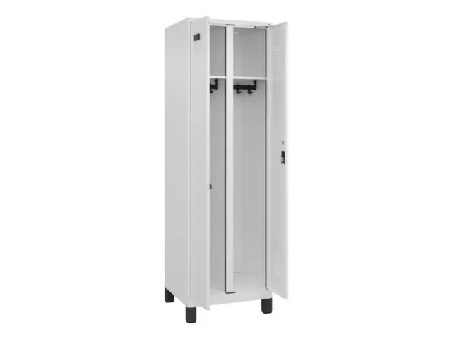 locker voor scheiding van kleding,HxBxD 1950x600x500mm,2vak