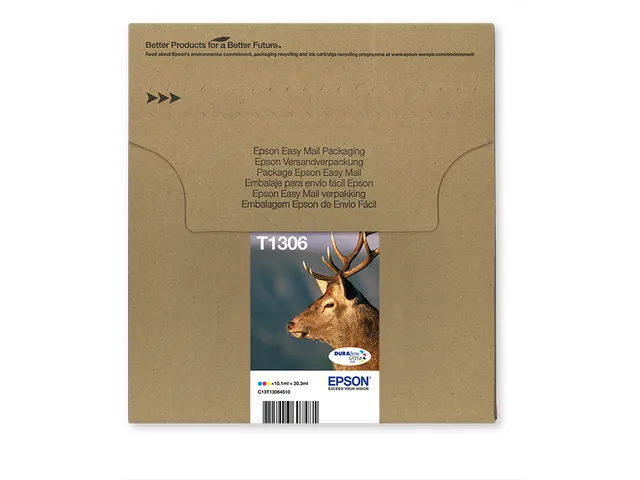 Multipack 3-colours T1306 DURABrite Ultra Ink EasyMail