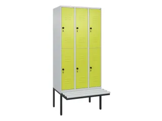 Dubbeldekse dekenkist,HxBxD 2120x900x815mm,3x2vak.,vak B 300mm - 1