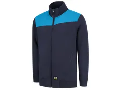 Tricorp 302014 sweatvest inktblauw/turkoois maat XL