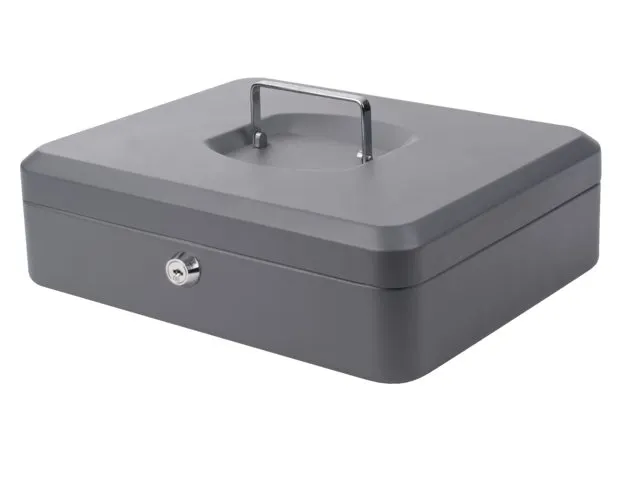 Geldkist Pavo 300x240x90mm Donkergrijs