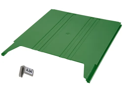 wandsorteerder,opbergvak,v. 9,HxBxD 15x240x302mm,plank(en) ABS,groen