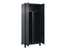 PBM-locker,HxBxD 1950x800x500mm,2vak,vak B 400mm,draaigrendel