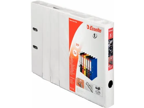 ordner Power N°1 rug van 5 cm wit 5 stuks