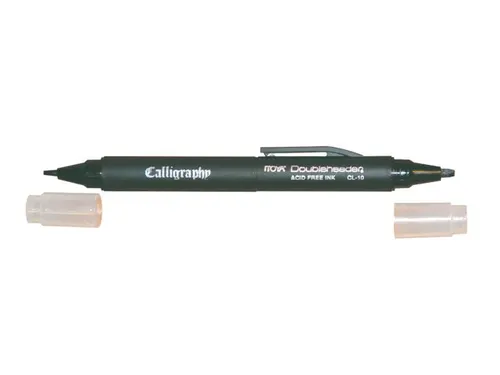 Kalligrafiepen Itoya CL10 1.5mm én 3.0mm penpunt zwart