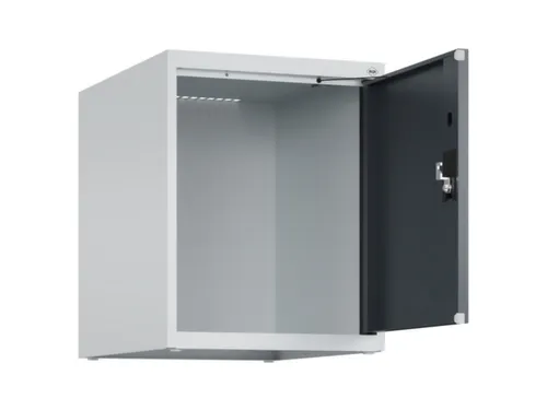 opzetkast,v. locker,1vak.,vak B 400mm,HxBxD 500x400x500mm,cilinderslot