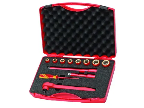 VDE 1001 VDE-gereedschapsset 12-delig in koffer