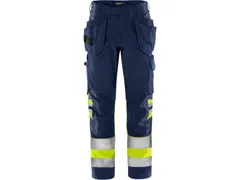 Fristads 2640 broek voor P/COT, geel/ marineblauw, maat D112, per stuk