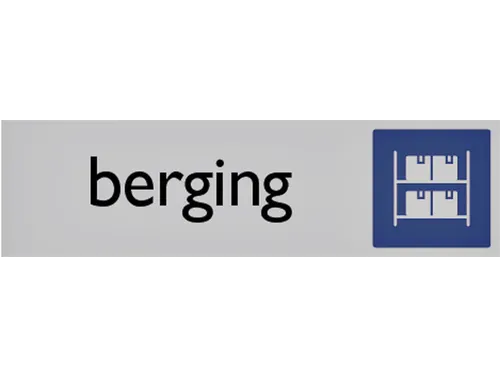 Infobord pictogram berging 165x44mm