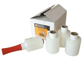 Handwikkelfolie Cleverpack 100mmx250m 17 µm +afrol Transparant - 2
