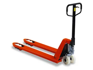 Palletwagen 2.5t Zwenk/vorkwielen Nylon Dubbelvoudig Vorklengte 910mm - 1