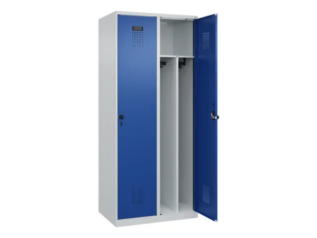 locker voor scheiding van kleding,HxBxD 1850x800x500mm,2vak