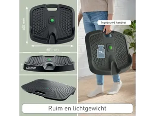 Ergo Active anti-vermoeidheidsmat 605x60x681mm zwart - 13