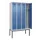 locker voor scheiding van kleding,HxBxD 2120x1200x500mm,4vak