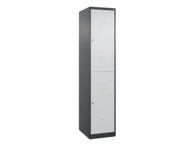 dubbeldekse locker,HxBxD 1850x400x500mm,1x2vak.,vak B 400mm