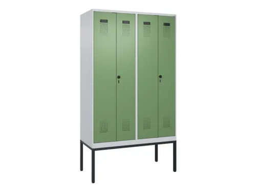 PBM-locker,HxBxD 2120x1200x500mm,4vak,vak B 300mm,draaigrendel