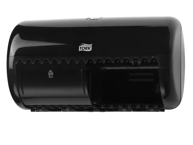 Tork 557008 T4 Toiletpapier Dispenser Elevation Twin Zwart