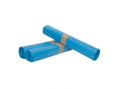 Afvalzakken T70 65/25x140cm Blauw, 10 x 10 stuks