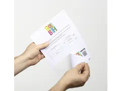 Durable Badge 86x97mm Dubbelzijdig