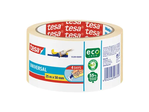 Afplaktape Tesa 55289 basic 50mmx25m