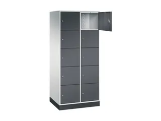 grootvolume-lockersysteem,RAL 7035/RAL 7021,HxBxD 1950x820x600mm - 1