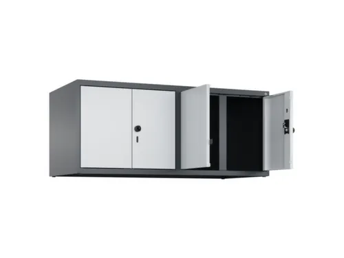 opzetkast,v. locker voor scheiding van kleding,4vak.,vak B 300mm