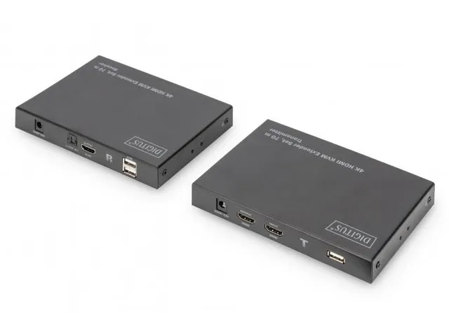 HDMI 2.0 HDMI KVM Extender Set 70m USB 1.1 Touchscreen-ondersteuning