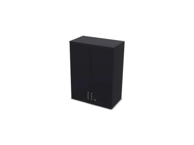 opzetkast v. kast met openslaande deuren CC-zwart 1070x800x445mm