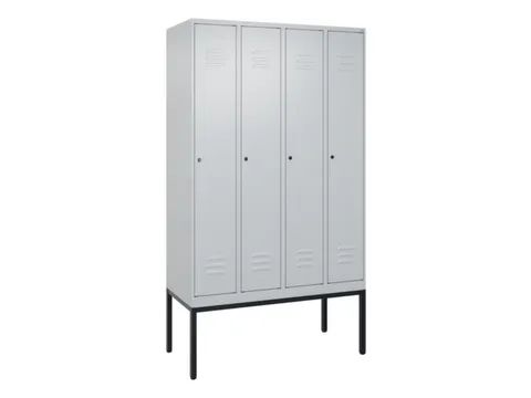 locker voor scheiding van kleding,HxBxD 2120x1200x500mm,4vak