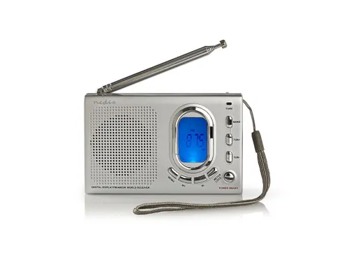 Wereldradio Nedis met wekker RDWR1000GY