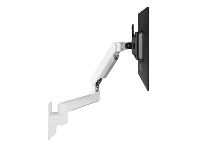 Bras écran Viewprime Plus Vérin à gaz avec fixation murale Blanc